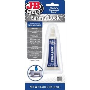 J-B Weld 24206CAN 6ml (0.20 oz.) Perma-Lock Blue Threadlocker